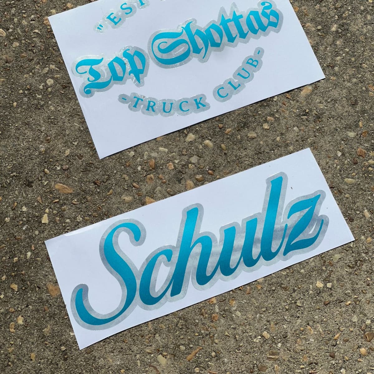 Double Layered Last Name Decal