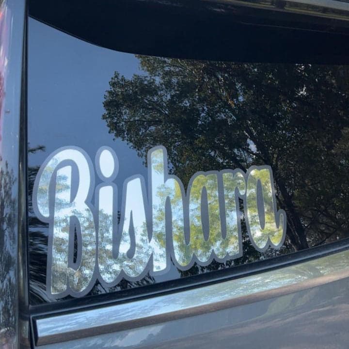 Double Layered Last Name Decal