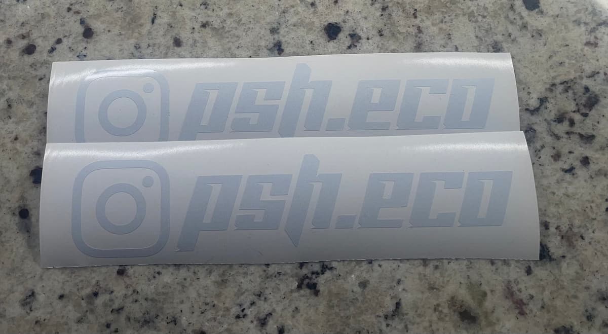 Instagram Username Decal