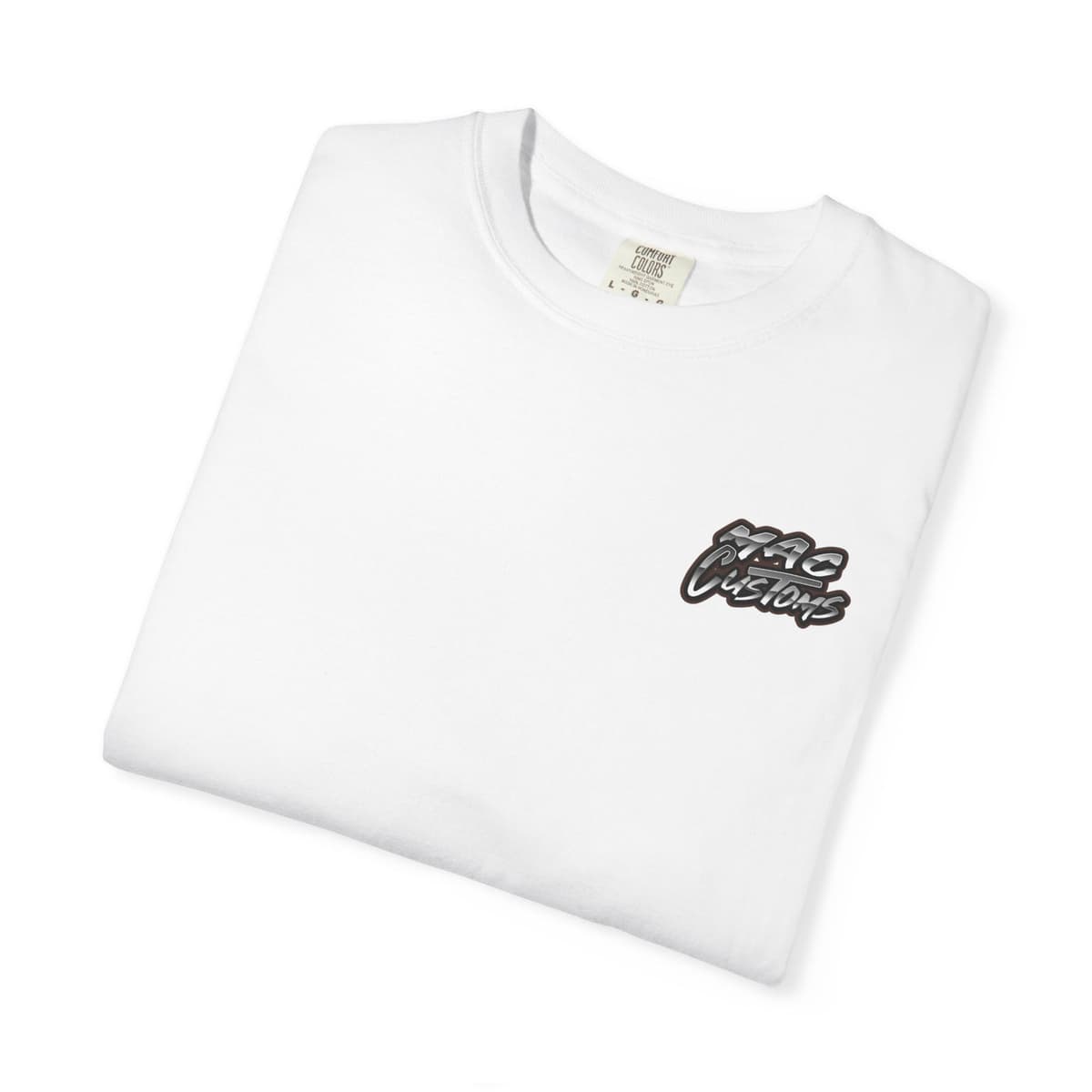 MAC CUSTOMS T-SHIRT BRONZE LOGO