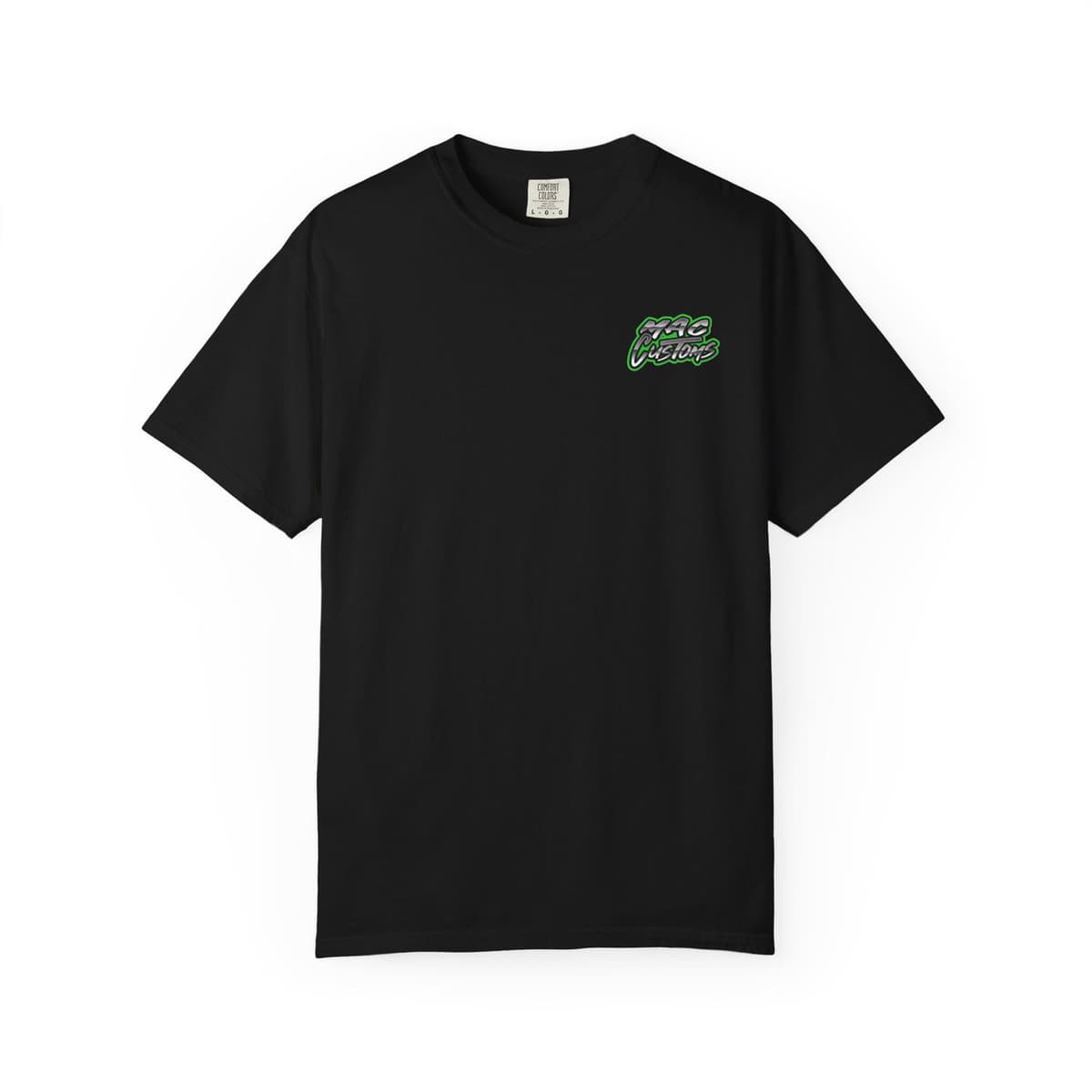 MAC CUSTOMS T-SHIRT GREEN LOGO