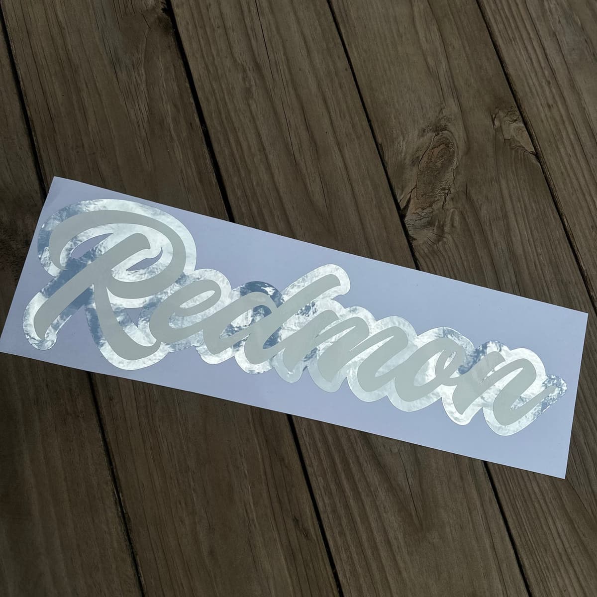 Double Layered Last Name Decal